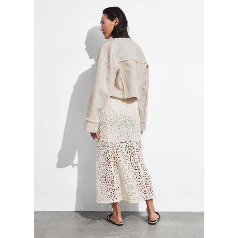 NWT & Other Stories Crocheted Midi Skirt - Picture 5 of 7